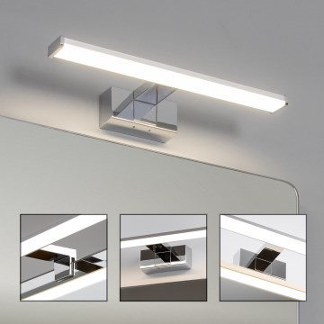 Brilagi - LED vannitoa peegli valgustus 3-ühes VESTRA LED/8W/230V 40 cm IP44 läikiv kroom