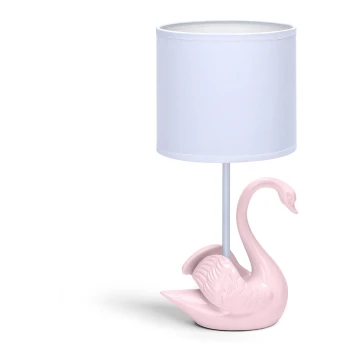 Aigostar - Lamp lastele 1xE14/40W/230V swan roosa