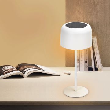 Aigostar - LED Päikesepaneeliga hämardatav laetav lamp LED/3W/5V 2200mAh valge IP54