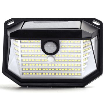 Aigostar - LED Päikesepaneeliga seinavalgusti koos anduriga LED/0,8W/5,5V 6500K IP65