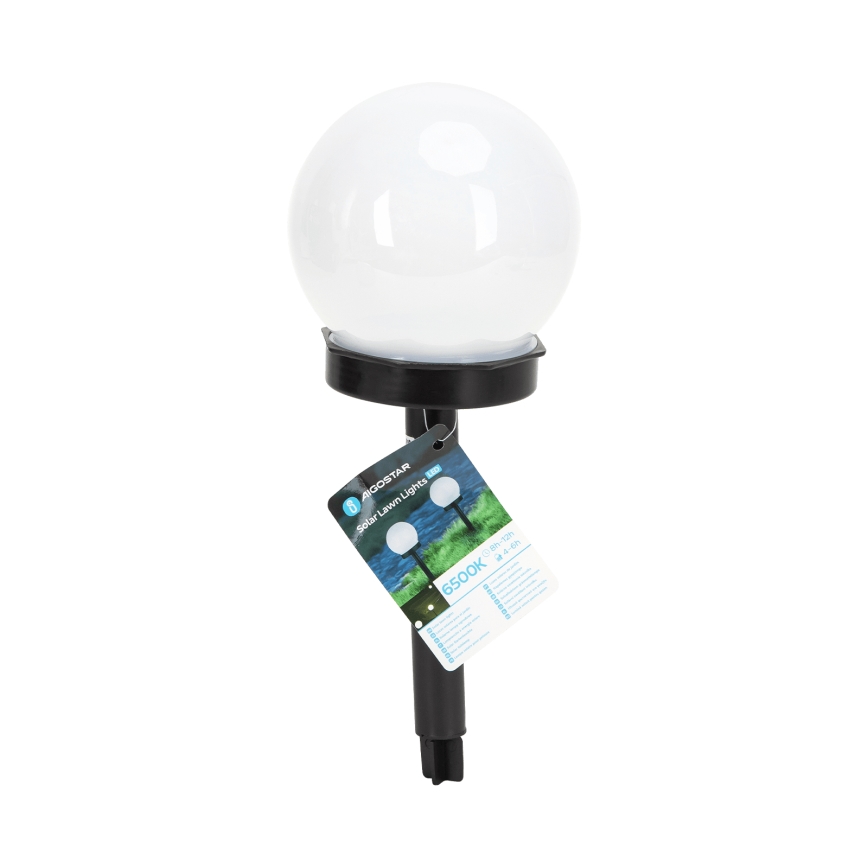 Aigostar - LED Päikesepaneeliga valgusti LED/0,006W/1,2V 33cm must 6500K IP44