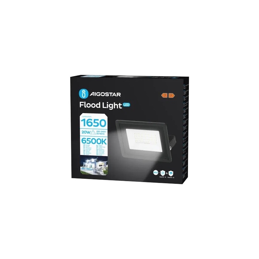 Aigostar - LED Prožektor LED/20W/230V 6500K IP65