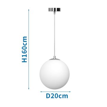 Aigostar - Lühter 1xE27/40W/230V