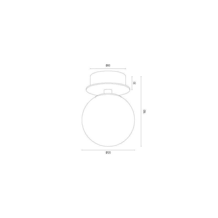 Argon 8453 - Seinavalgusti FABIO 1xE14/7W/230V alabaster kuldne