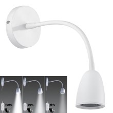 Brilagi - LED Hämardatav ja paindlik väike lamp LED/4W/230V valge