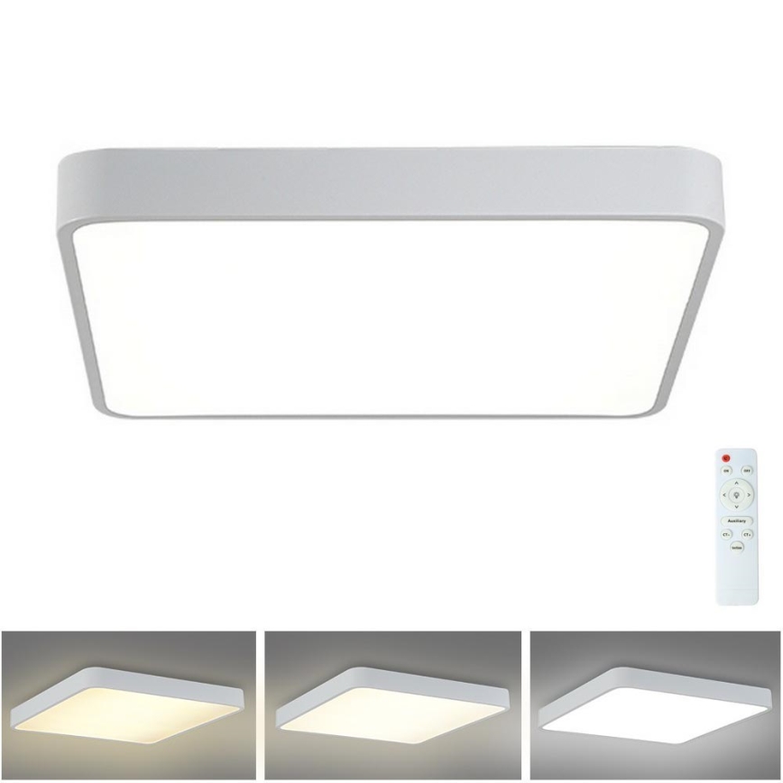 Brilagi - LED Hämardatav laevalgusti POOL LED/36W/230V 3000-6000K 40x40 cm valge + kaugjuhtimispult