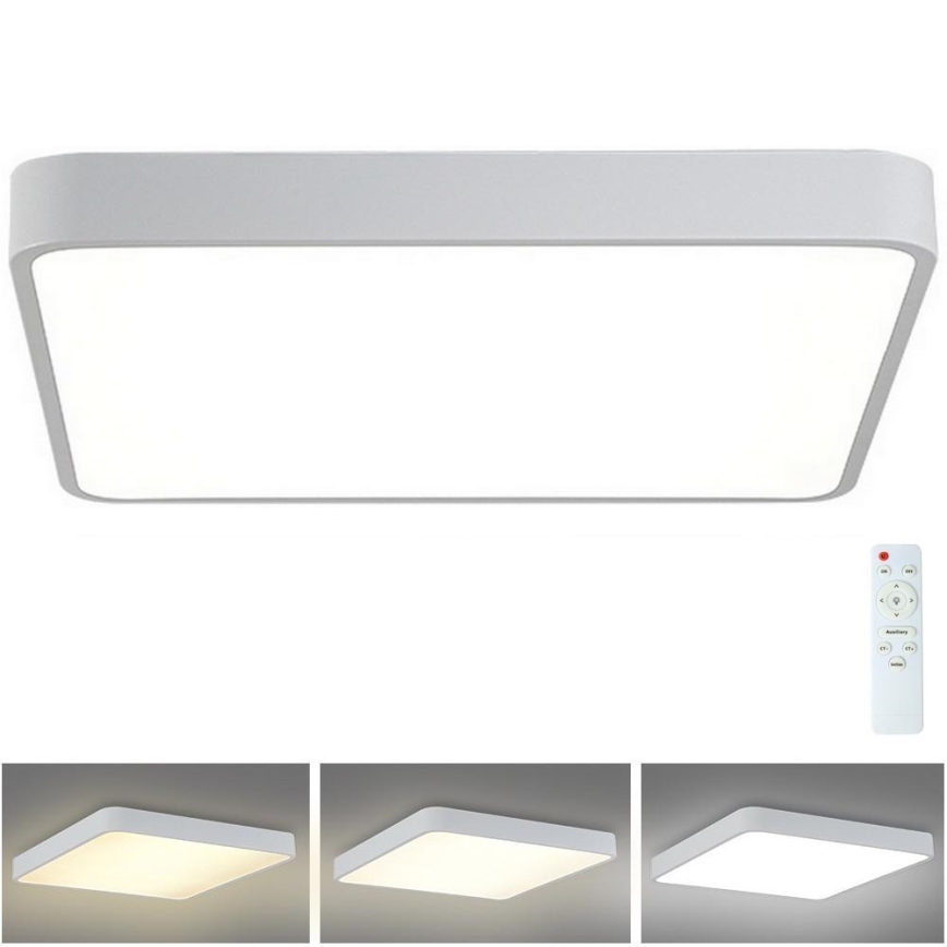 Brilagi - LED Hämardatav laevalgusti POOL LED/48W/230V 3000-6000K 50x50 cm valge + kaugjuhtimispult