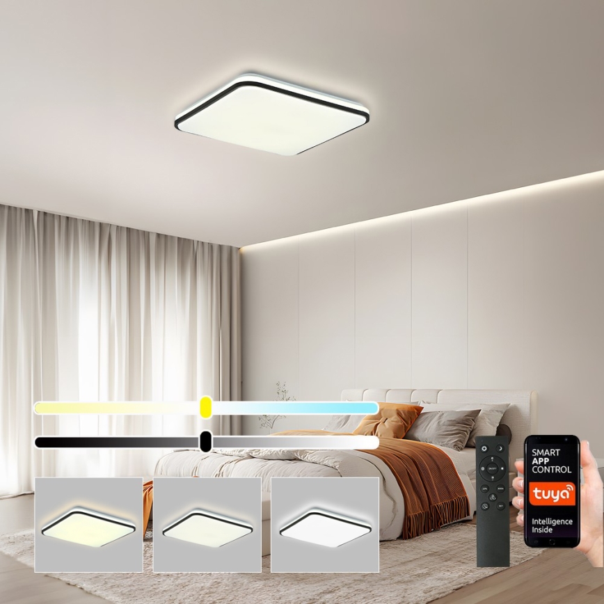 Brilagi - LED Hämardatav laevalgusti SMART LED/28W/230V 3000-6000K 40x40 cm Wi-Fi Tuya + kaugjuhtimispult