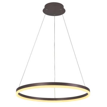 Brilagi - LED Hämardatav lühter CIRCLE LED/42W/230V 3000-6500K pruun + kaugjuhtimispult