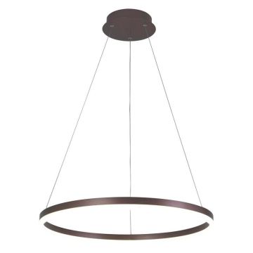 Brilagi - LED Hämardatav lühter CIRCLE LED/42W/230V 3000-6500K pruun + kaugjuhtimispult