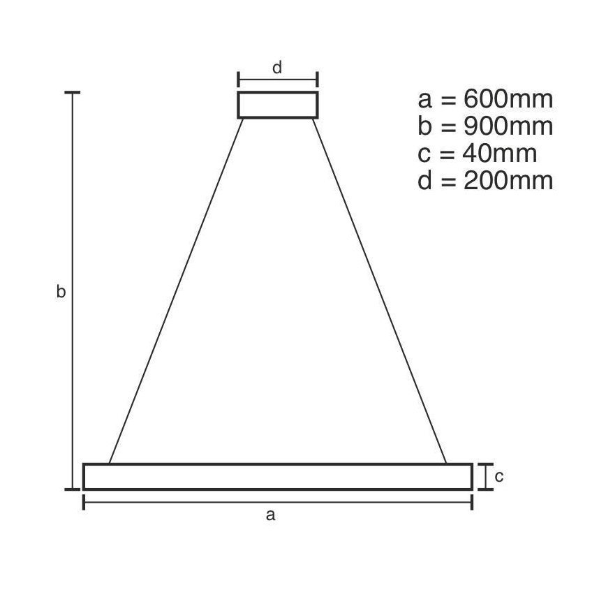 Brilagi - LED Hämardatav lühter CIRCLE LED/42W/230V 3000-6500K + kaugjuhtimispult