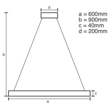 Brilagi - LED Hämardatav lühter CIRCLE LED/42W/230V 3000-6500K + kaugjuhtimispult