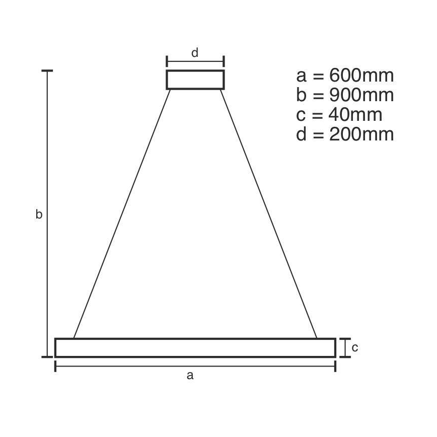 Brilagi - LED Hämardatav lühter CIRCLE LED/42W/230V 3000-6500K + kaugjuhtimispult