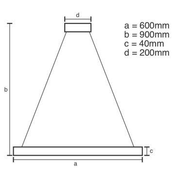 Brilagi - LED Hämardatav lühter CIRCLE LED/42W/230V 3000-6500K + kaugjuhtimispult