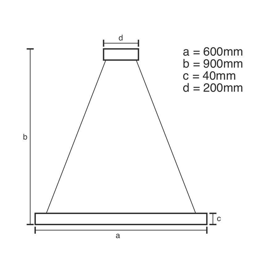 Brilagi - LED Hämardatav lühter CIRCLE LED/42W/230V 3000-6500K + kaugjuhtimispult