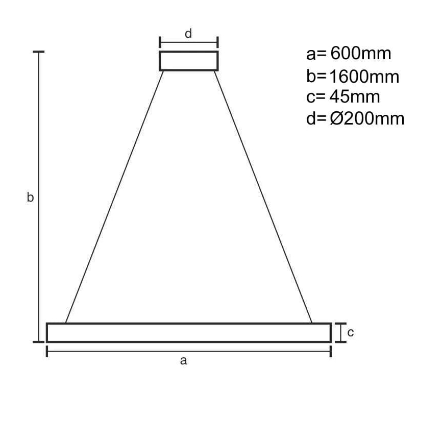 Brilagi - LED Hämardatav lühter CIRCLE LED/85W/230V 3000-6500K must + kaugjuhtimispult