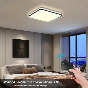 Brilagi - LED Hämardatav laevalgusti SMART LED/28W/230V 3000-6000K 40x40 cm Wi-Fi Tuya + kaugjuhtimispult