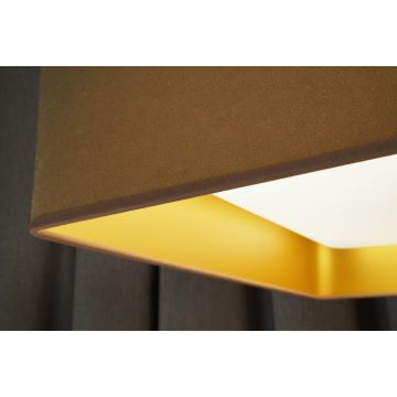 Brilagi - LED Hämardatav laevalgusti VELVET SQUARE LED/24W/230V 3000/4000/6500K + kaugjuhtimispult beež