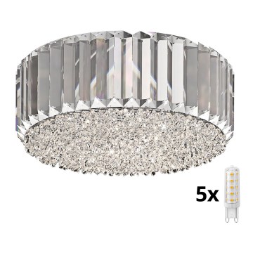 Brilagi - LED Kristallist laevalgusti GLAMOUR 5xG9/42W/230V