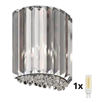Brilagi - LED Kristallist seinavalgusti GLAMOUR 1xG9/42W/230V