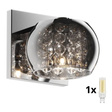 Brilagi - LED Kristallist seinavalgusti JEWEL 1xG9/42W/230V