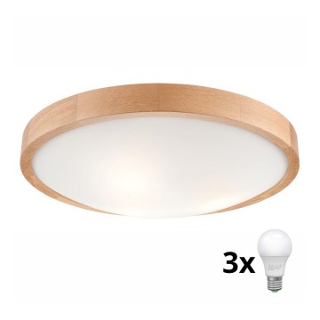 Brilagi - LED Laevalgusti CARVALHO SLIM 3xE27/60W/230V tamm d. 47 cm