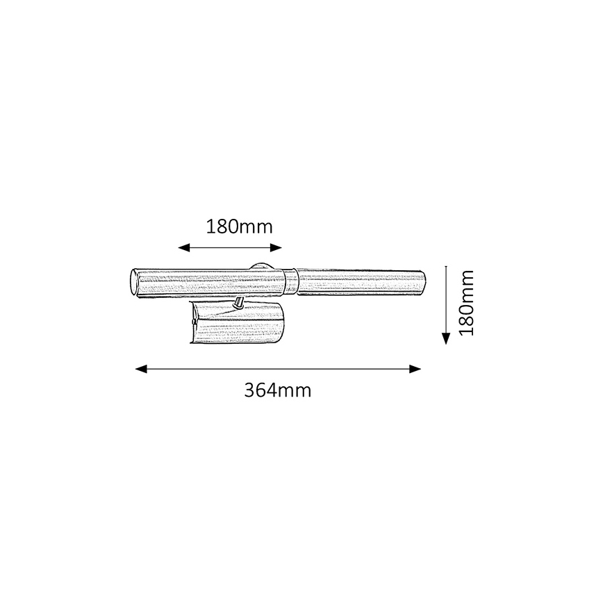 Brilagi - LED Pildivalgusti DANAE 2xE14/6W/230V must