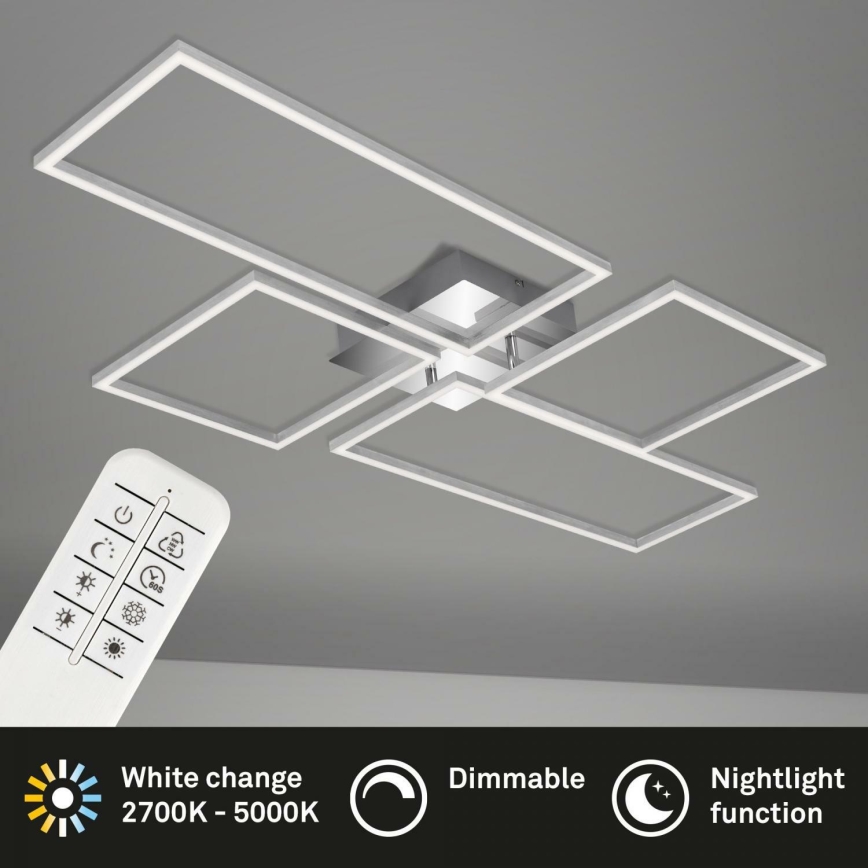 Brilo 3170-018 - LED Hämardatav pinnale kinnitatav lühter FRAME LED/51W/230V 2700-5000K + kaugjuhtimispult