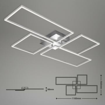 Brilo 3170-018 - LED Hämardatav pinnale kinnitatav lühter FRAME LED/51W/230V 2700-5000K + kaugjuhtimispult