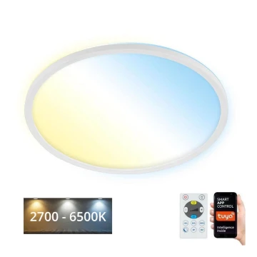 Brilo - LED Hämardatav laevalgusti SLIM LED/22W/230V 2700-6500K Wi-Fi Tuya + kaugjuhtimispult