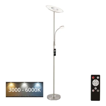 Brilo - LED Hämardatav põrandalamp LED/29,5W/230V + LED/3,5W 3000-6000K + kaugjuhtimispult