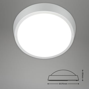 Briloner 3018-014 - LED Laevalgusti vannituppa HAGEN LED/24W/230V IP44 valge