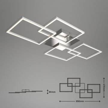 Briloner 3091-018 - LED Hämardatav laevalgusti FRAME LED/30W/230V kroom