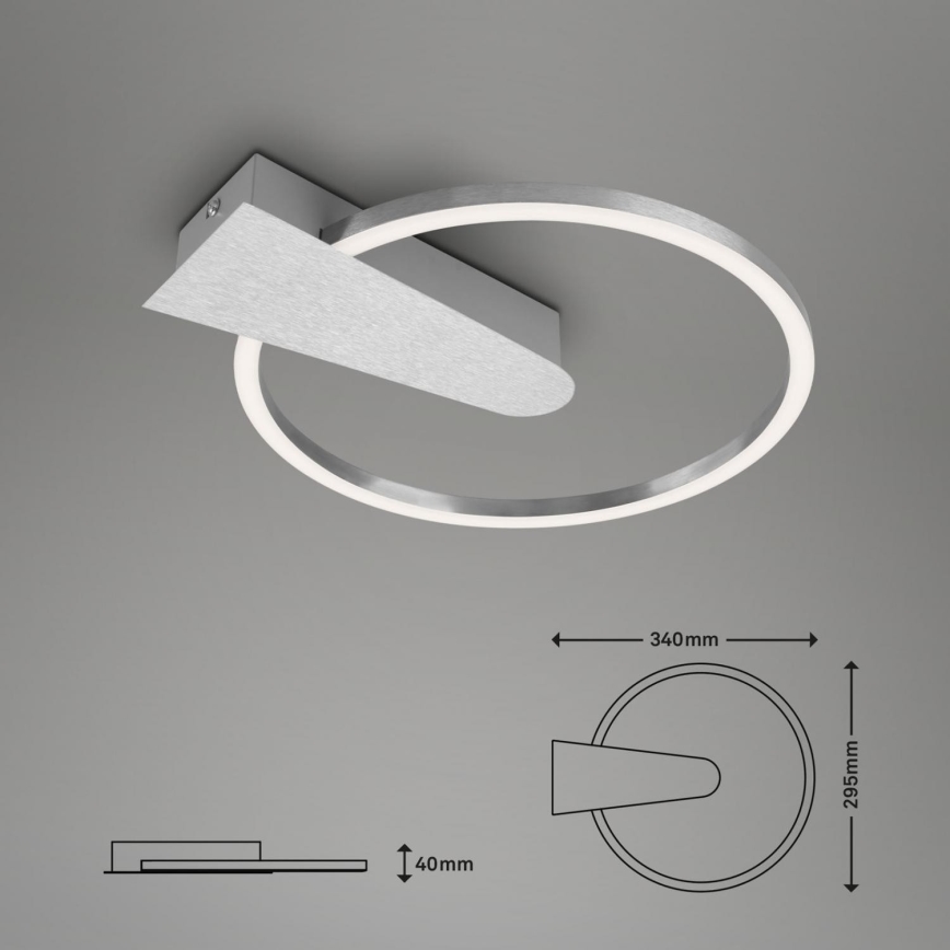 Briloner 3542-018 - LED Hämardatav laevalgusti NICO LED/12W/230V kroom