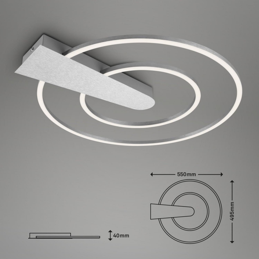 Briloner 3543-018 - LED Hämardatav laevalgusti NICO LED/25W/230V kroom