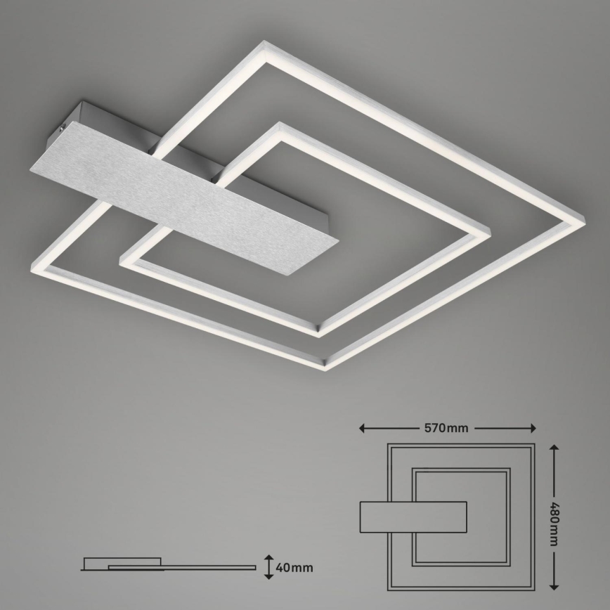 Briloner 3545-018 - LED Hämardatav laevalgusti NICO LED/25W/230V kroom