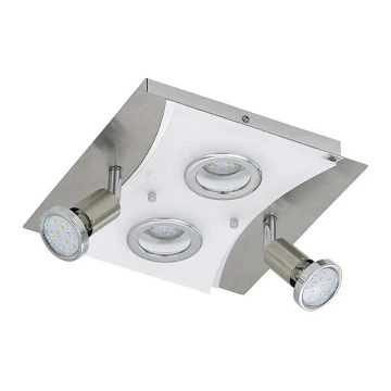 Briloner 3582-042 - LED Laevalgusti RIPOSO 2xLED/5W/230V + 2xGU10/3W