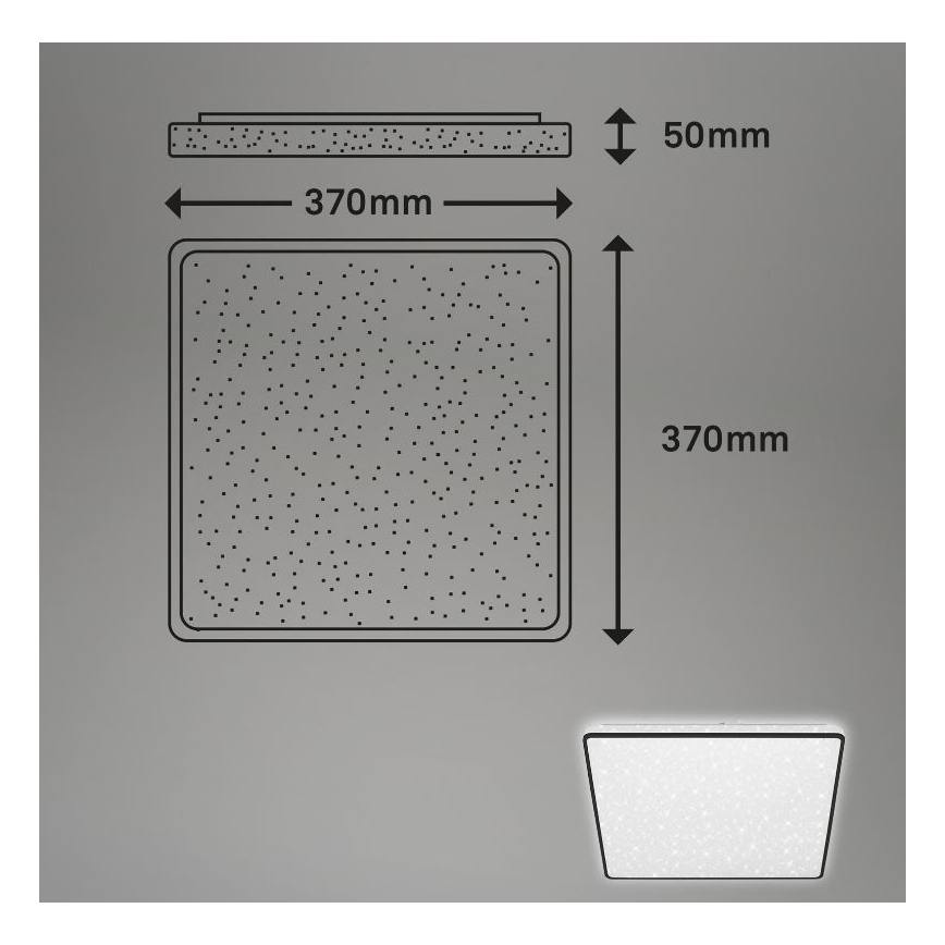 Briloner 3749-415 - LED Laevalgusti LINO LED/24W/230V must