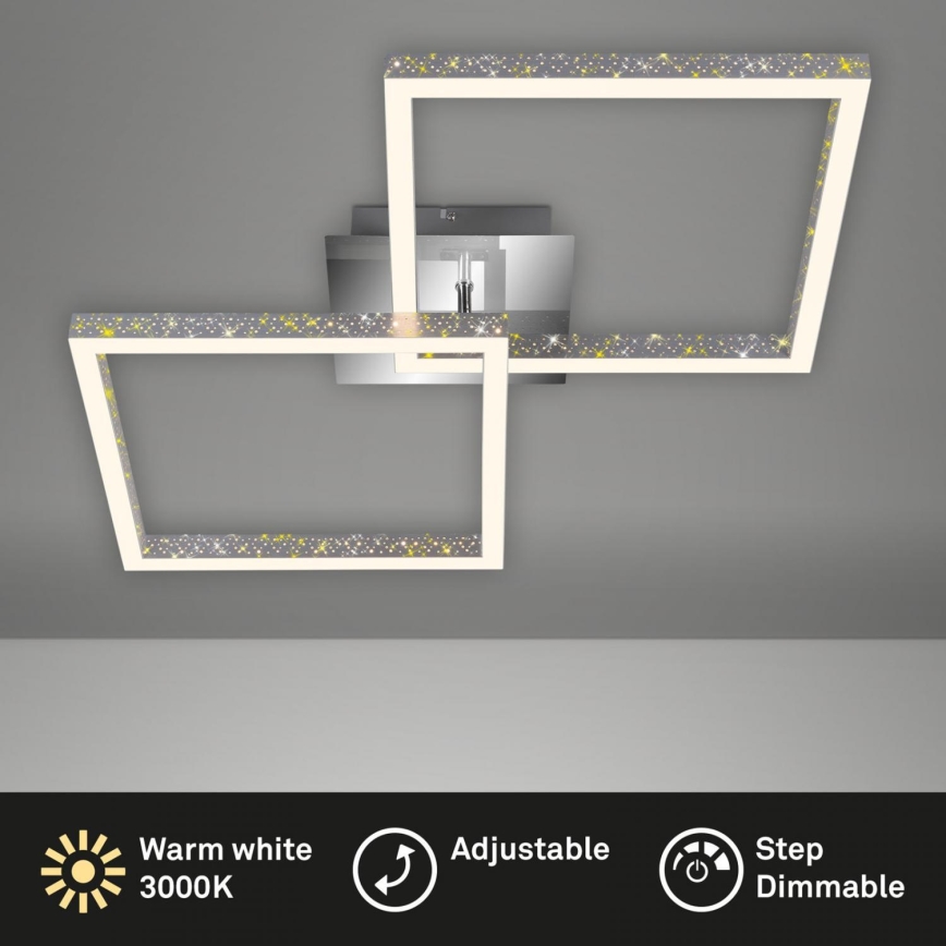 Briloner 3751-019 - LED Hämardatav laevalgusti FRAME LED/20W/230V kroom