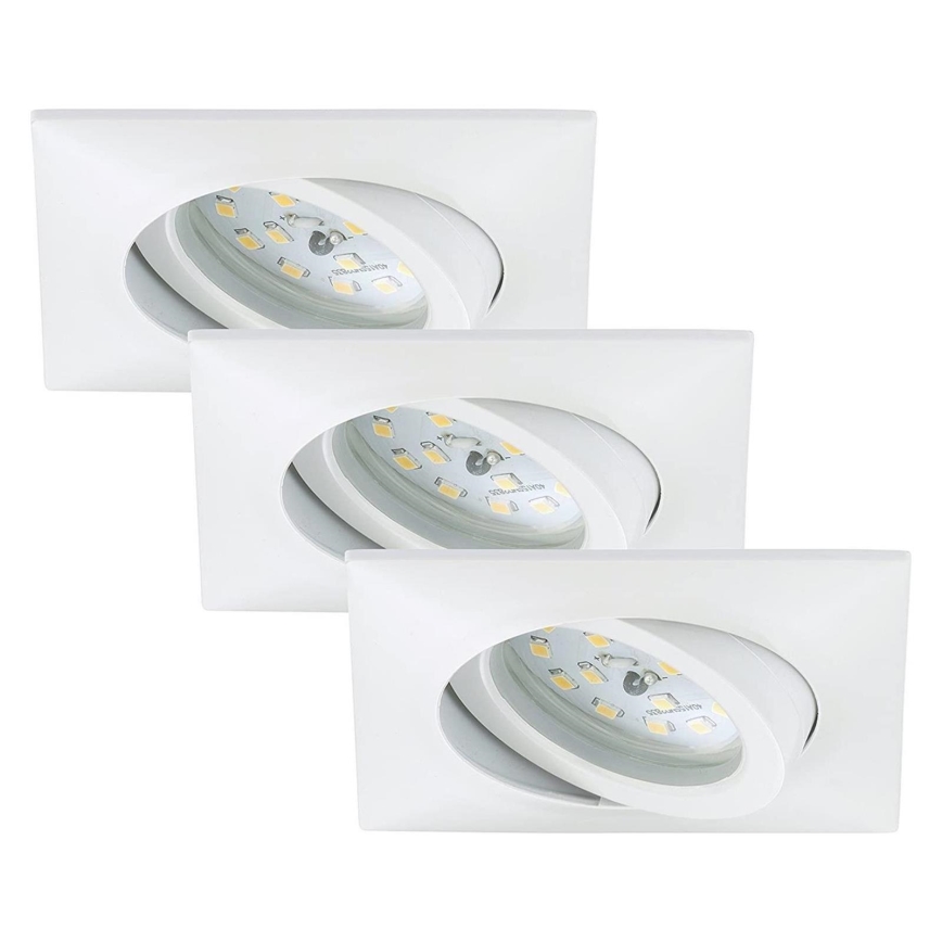 Briloner 7210-036 - KOMPLEKT 3x LED Süvistatav valgusti vannituppa ATTACH LED/5W/230V IP23 valge