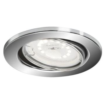 Briloner 7277-038 - KOMPLEKT 3x LED Hämardatav süvistatav valgusti vannituppa 1xGU10/5W/230V IP23