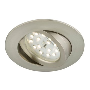 Briloner 7296-012 - LED Hämardatav süvistatav valgusti vannituppa ATTACH LED/6,5W/230V IP23 kroom