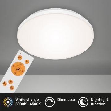 Briloner 7377-016 - LED Hämardatav laevalgusti LED/12W/230V 3000-6500K + kaugjuhtimispult