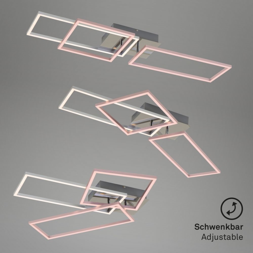 Briloner - LED Hämardatav pinnale kinnitatav lühter FRAME LED/44W/230V