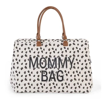 Childhome - Beebitarvete kott MOMMY BAG leopardi muster