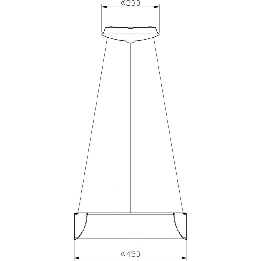 Deko-Light 342122 - LED Hämardatav lühter SCULPTORIS LED/27W/230V 3000K d. 45 cm