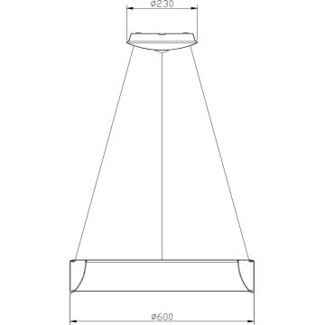 Deko-Light 342125 - LED Hämardatav lühter SCULPTORIS LED/27W/230V 4000K d. 60 cm