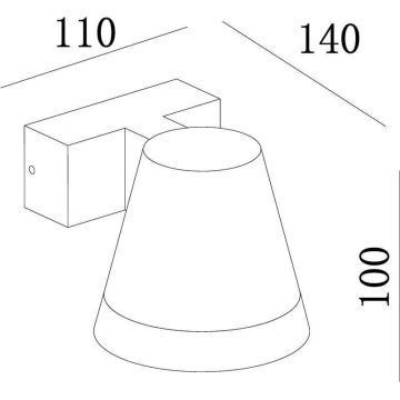 Deko-Light 731076 - LED Väli seinavalgusti SERPENTIS LED/6,2W/230V IP54 must