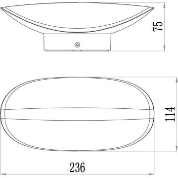 Deko-Light 731078 - LED Väli seinavalgusti AVIOR LED/12,7W/230V IP54 antratsiit