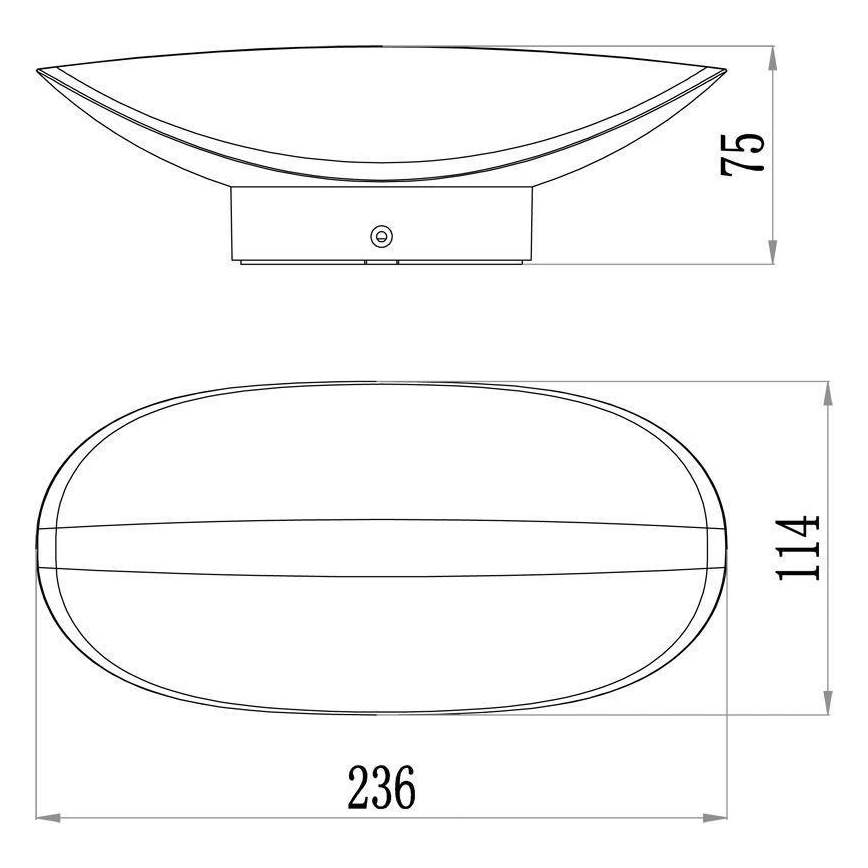 Deko-Light 731078 - LED Väli seinavalgusti AVIOR LED/12,7W/230V IP54 antratsiit